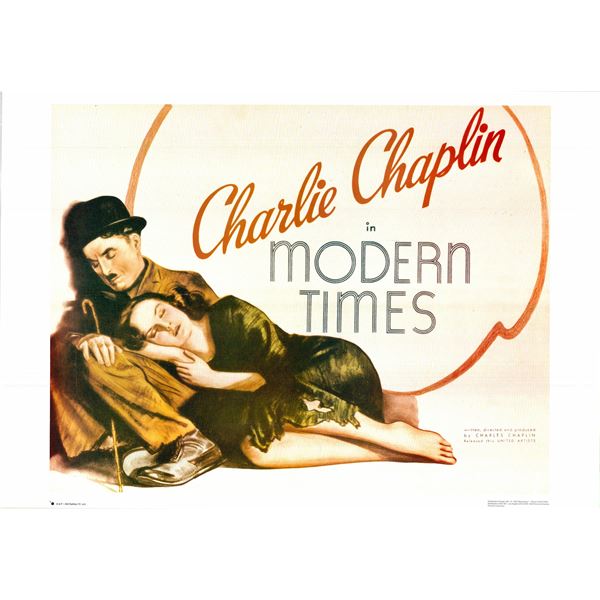 Charlie Chaplin: Modern Times original 1980R vintage one sheet movie poster