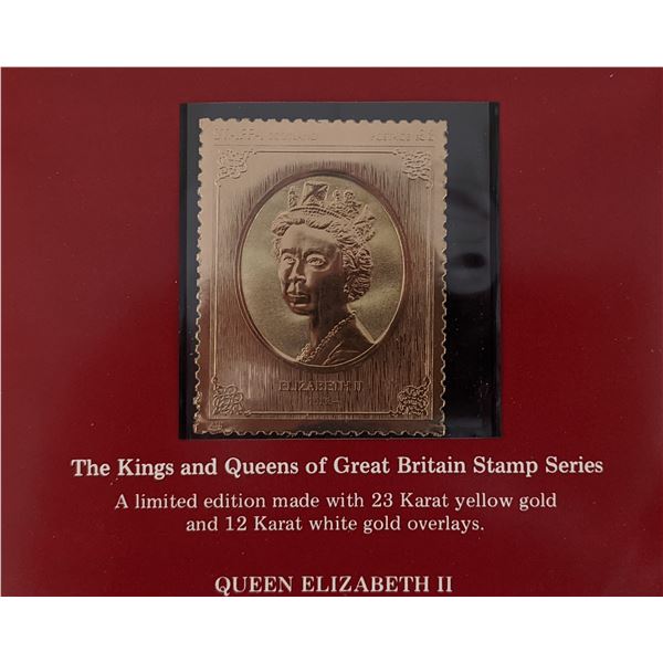 The Kings and Queens of Great Britain Stamp Series - Queen Elizabeth II