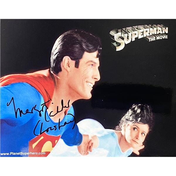 Superman Margot Kidder signed movie photo