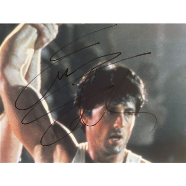 Sylvester Stallone signed photo