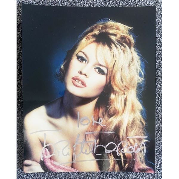 Brigitte Bardot signed photo