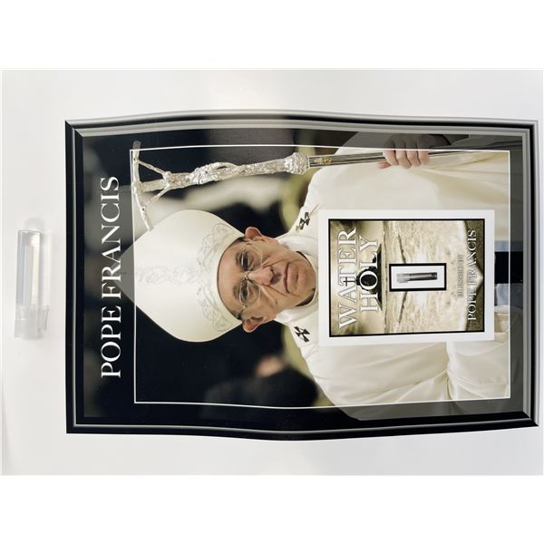 Holy Water blessed by Pope Francis