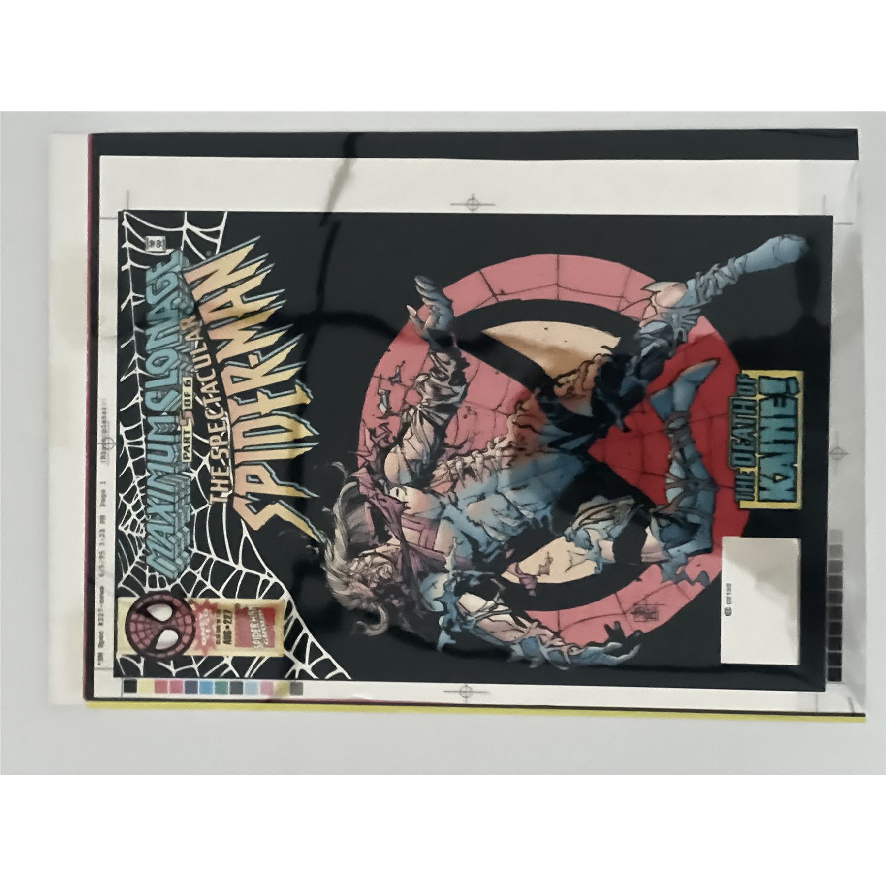 Spiderman color keys overlay
