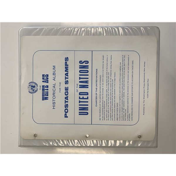 White Ace Historical Postage Stamp Album Of The United Nations