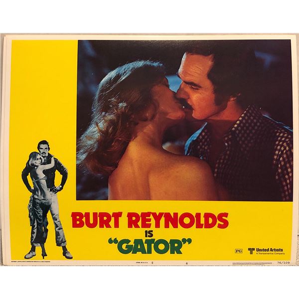 Gator original 1976 vintage lobby card