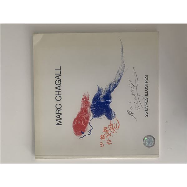 Marc Chagall 15 Livres Illustres signed book. GFA authenticated