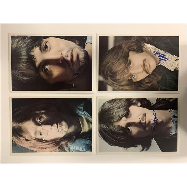 The Beatles White album signed insert photos