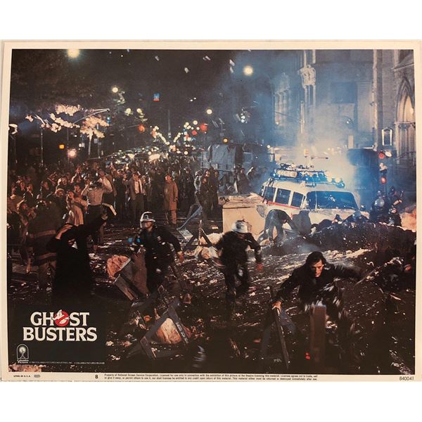 Ghostbusters original 1984 vintage lobby card