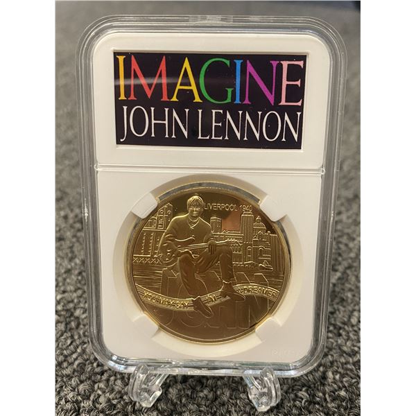 Imagine John Lennon commemorative coin