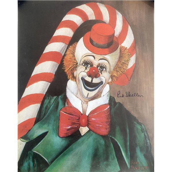 Red Skelton signed poster