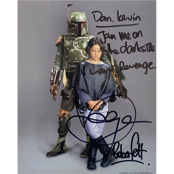 Star Wars: Episode II – Attack of the Clones Boba Fett Daniel Logan signed photo