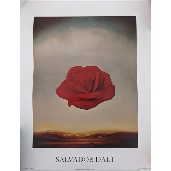 Salvador Dali - The Meditative Rose Print