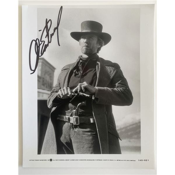 Clint Eastwood signed photo