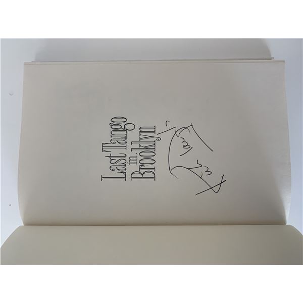 Kirk Douglas Last Tango in Brooklyn signed book