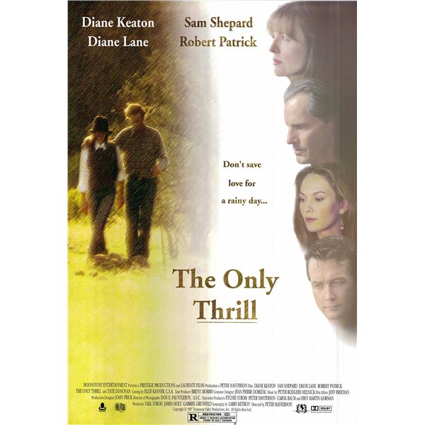 The Only Thrill original 1998 vintage one sheet movie poster