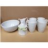 Image 1 : White Ceramic Coffee / Tea Set (A0206)