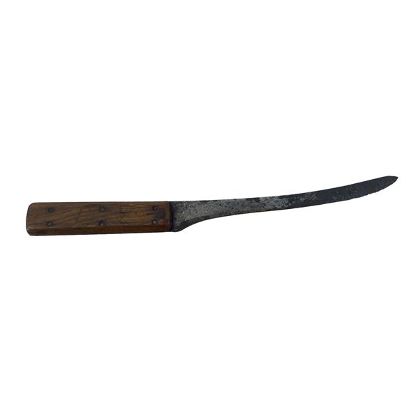 Bull's 9" Skinning Knife with Wooden Handle