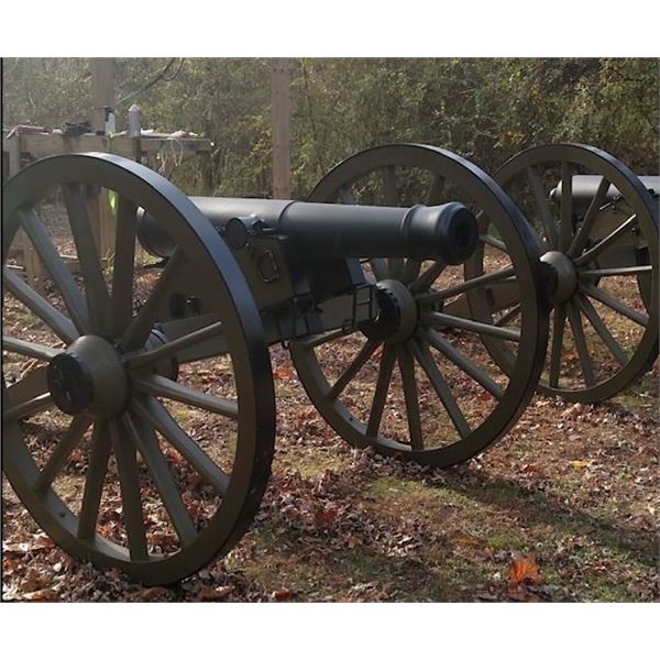 Full size 6 pounder Field Carriage replica of cannons manufactured from 1841 to 1865