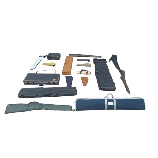 Assortment of Gun Cases