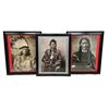 Image 1 : 3 Framed Individual Portraits