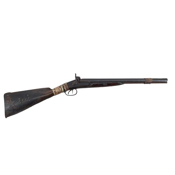 White Bull's Percussion 10 Ga Double Barreled Shotgun