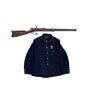 Image 1 : Red Tomahawk's Standing Rock Indian Police Uniform and Remington Keene Rifle