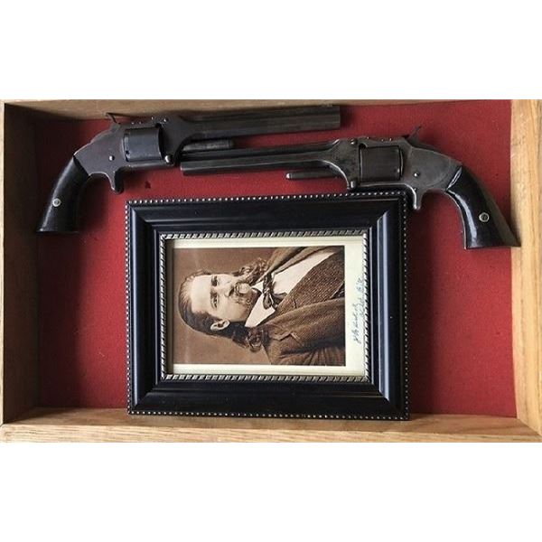 Wild Bill Hickok's Smith and Wesson No. 2 Army Tip-up Revolver S/N 10355 and 11995 (sold as a set)