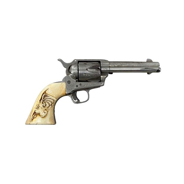 Colt Single Action with "Texas Stars" engraving