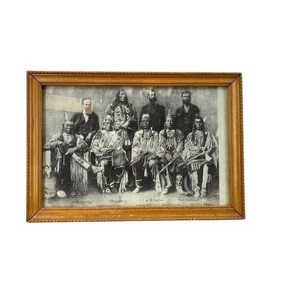 1879 Treaty Committee Framed  Photo