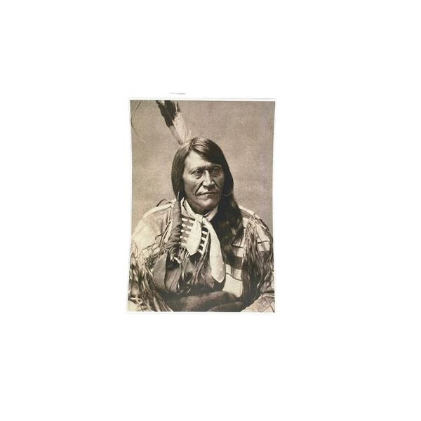 Large Photo Print Two Strikes Brule Sioux War Chief
