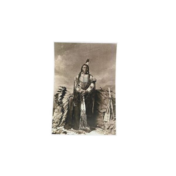 Large Print Oglala Sioux Little Bog Man Warrior