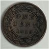 Image 1 : Canadian Large Cent 1859 RePunched I EF+