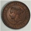 Image 2 : Canadian Large Cent 1876 AU+