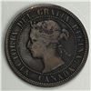 Image 2 : Canadian Large Cent 1884 F+ OBV-2