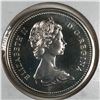 Image 2 : 1972 Queen Elizabeth II Canadian Silver Dollar UNC Light Golden Tones