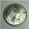Image 2 : 1958 Queen Elizabeth II Canadian Silver Dollar UNC++