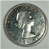 Image 2 : 1961 Queen Elizabeth II Canadian Silver Dollar UNC 10