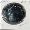 Image 2 : 1983 Queen Elizabeth II Canadian Silver Dollar UNC