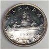 Image 1 : 1952 King George VI Canadian Silver Dollar NWL