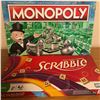 Image 2 : Milton Bradley Monopoly and Scrable Board Games