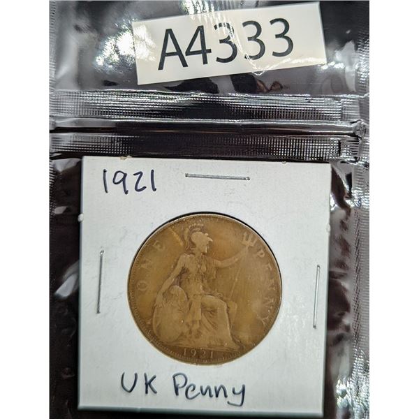 1921 UK Penny (A4333)