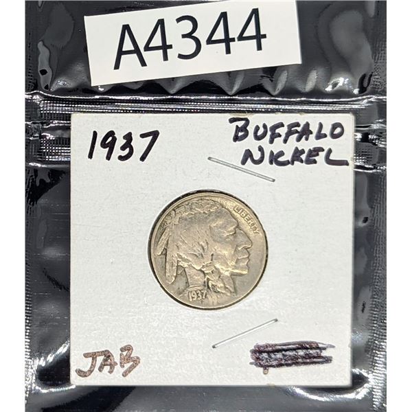 1937 US Buffalo Nickel (A4344)