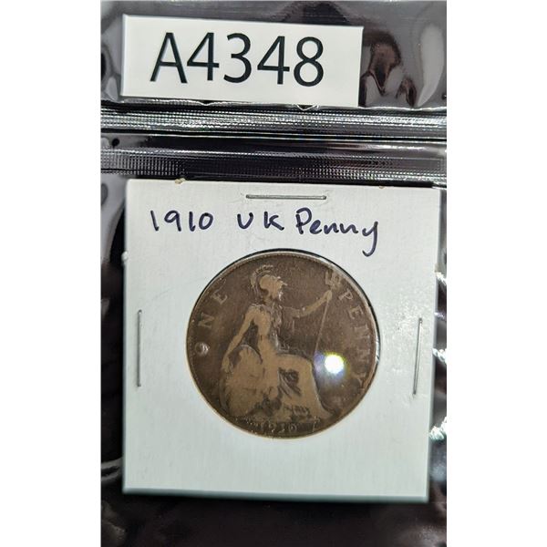 1910 UK Penny (A4348)