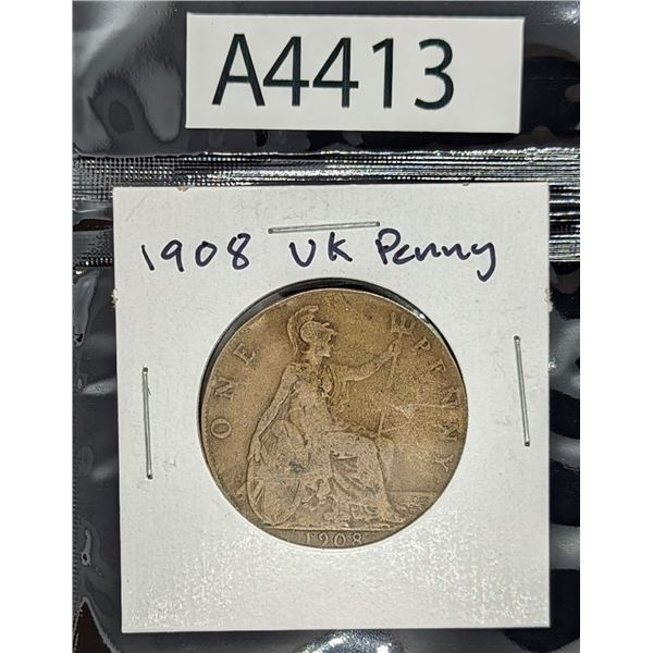 1908 UK Penny (A4413)