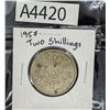 Image 1 : 1957 Two Shillings (A4420)
