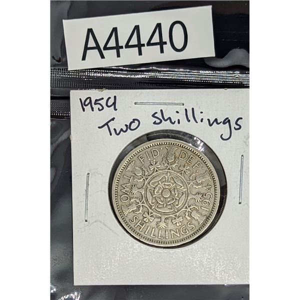 1954 Two Shillings (A4440)