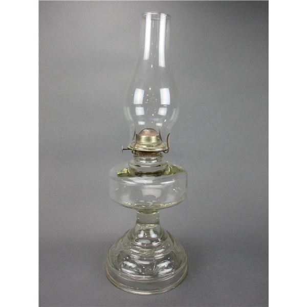 Clear Glass Oil Lamp