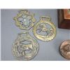 Image 3 : Cigar Box Of Belt Buckles- Badges- Misc.