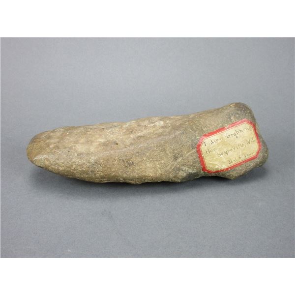 Indian Grub Hoe From New Jersey- 9.5" X 3.75"