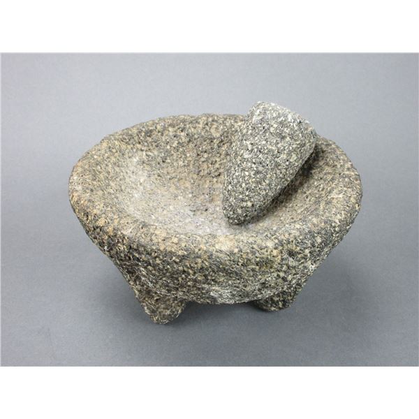 Native Mortar and Pestle- 4.5"H X 7.25"